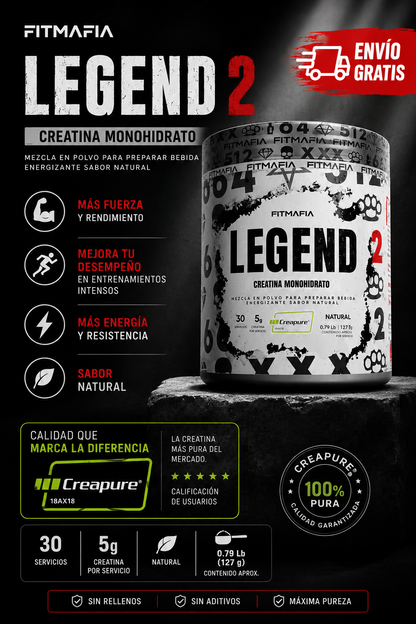 LEGEND 30 SERV-CREATINA MONOHIDRATADA